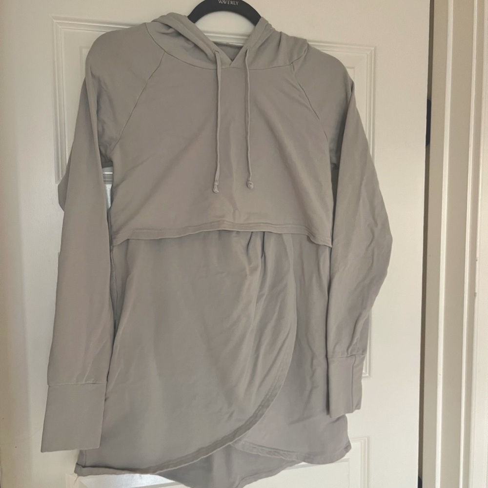 Latched mama cloud nursing hoodie.